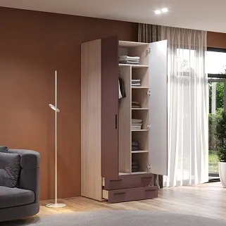 Шкаф двустворчатый с ящиками LG-211.60