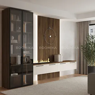 Тумба ТВ напольная с электрокамином L548.451