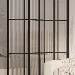 Раздвижная перегородка-купе, стекло Мору GRACE 13