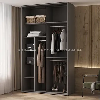 Шкаф-купе ХG156.60-3, профиль INTEGRO, фасад МДФ