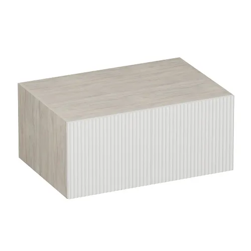 Антресоль на шкафы, фрезерованные фасады в эмали LE461.61