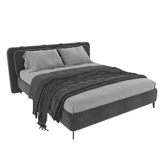 Кровать двуспальная мягкая STANLEY, 180x200