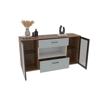 Комод с стеклом и нишей с подсветкой R712.1