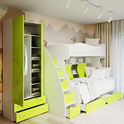 Лестница с ящиками P21  для кроватей P904, P907, P909 L/R