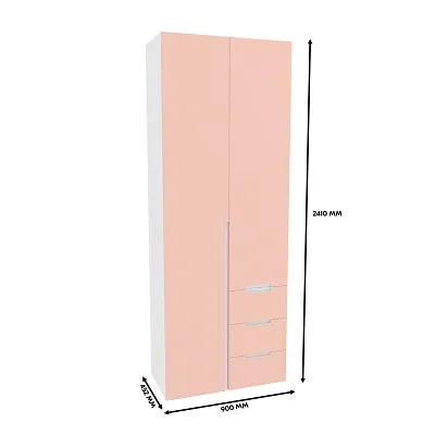 Шкаф комбинированный, фасады в эмали LE215 L/R