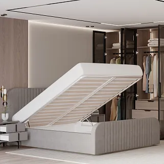 Кровать двуспальная мягкая MALTA с подъемным механизмом, 140x200