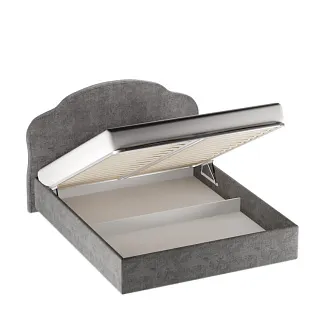 Кровать двуспальная мягкая VERDI с подъемным механизмом, 140x200