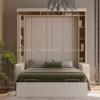 Шкаф-кровать трансформер LE950.160, фасады в эмали, 160x200