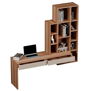 Стол-стеллаж R180 L/R