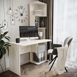 Рабочий стол со встроенным стеллажом HOF420