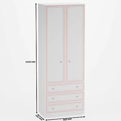 Шкаф двухдверный с ящиками А213