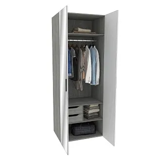 Шкаф двустворчатый с зеркалом LG-210.60-2Z