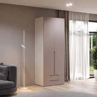 Шкаф 2 дверный с ящиками, фасады в эмали LE-211.60