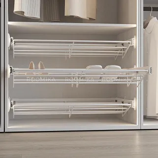 BELLE Корзина для обуви, 900 мм цвет белый, BE90SHWH