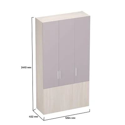 Шкаф двухдверный с фальш-панелью L212.4-120