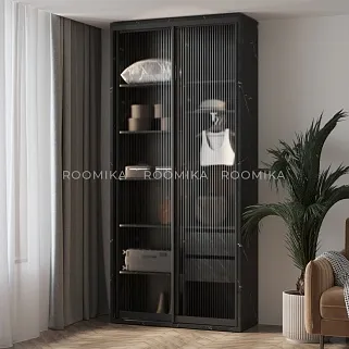 Шкаф-купе ХG126.45-3, профиль INTEGRO, стекло Estriado бесцветное, с подсветкой