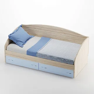 Кровать односпальная с ящиками P902N, 90x190