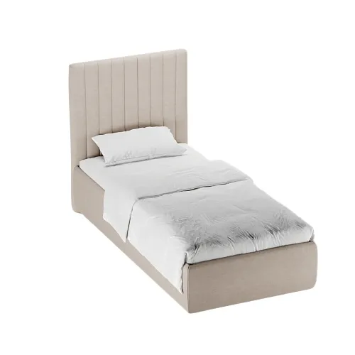 Кровать односпальная мягкая АСТИ  с подъемным механизмом, 90x200