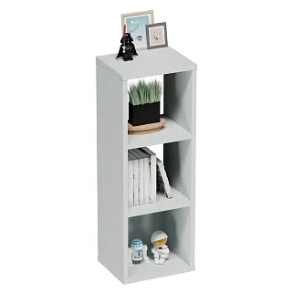 Cтеллаж сквозной книжный на 3 ниши с фасадом E803