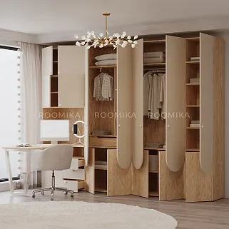 Шкаф для одежды и книг L251.44-3 L/R