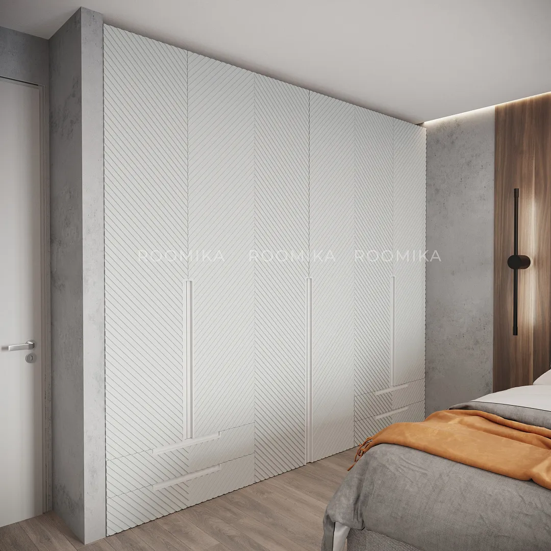 Шкафная группа для спальни Lazio фасады в эмали 25