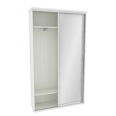 Секция для одежды с дверью купе и зеркалом P227Z