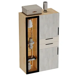 Шкаф комбинированный  R255 L/R