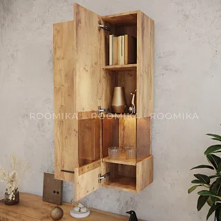 Шкаф навесной со стеклом, с подсветкой L381.2