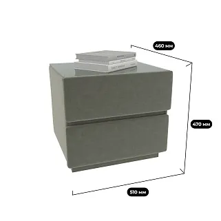 Тумба прикроватная 2 ящ. S-772