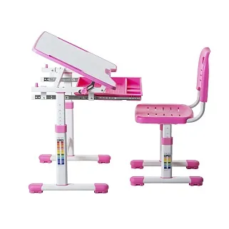 Комплект парта + стул трансформеры Sole Pink FUNDESK