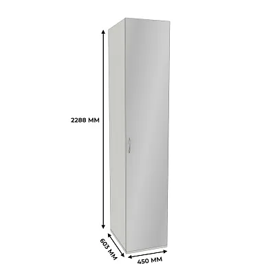 Шкаф 1 дверный узкий с зеркалом P220.60Z