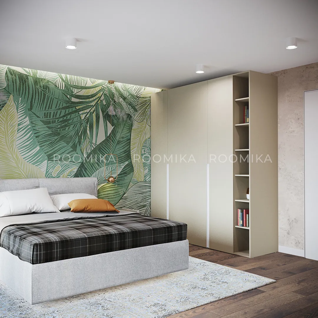 Кровать двуспальная мягкая KOLIBRI с подъемным механизмом, 140x200