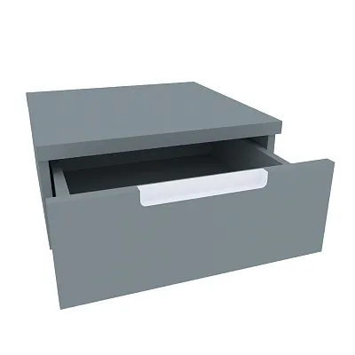 Тумба прикроватная подвесная, фасады в эмали LE709