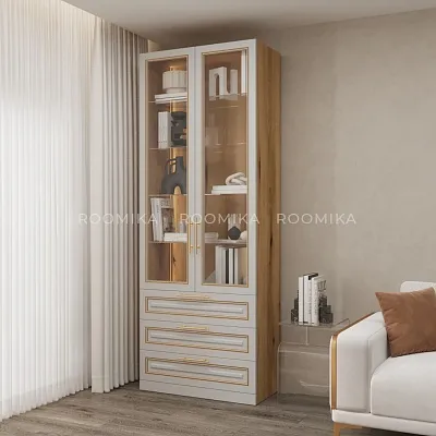 Шкаф книжный со стеклом А213S