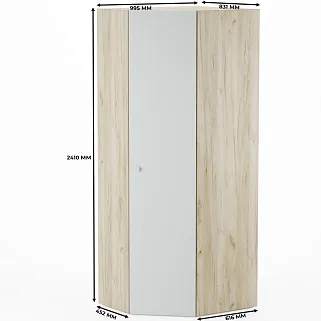 Шкаф угловой разносторонний L218 L/R