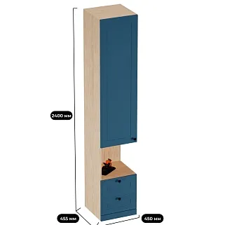 Шкаф для спальни с нишей с подсветкой A221.40