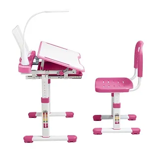 Комплект Cubby Парта и стул-трансформеры Vanda pink