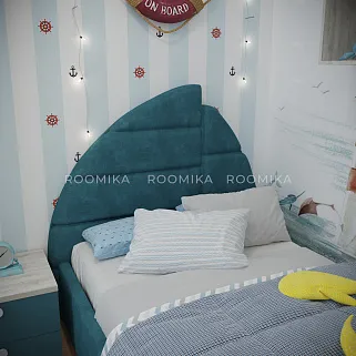 Кровать мягкая PARUS с подъемным механизмом, 120x200