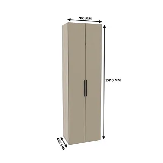 Шкаф двухдверный со штангой L243.44