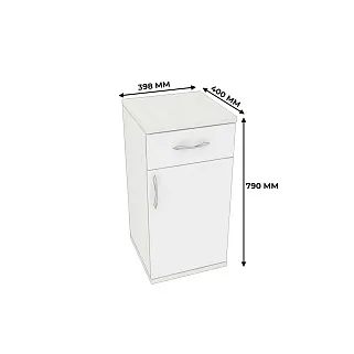 Тумба  с ящиком узкая P875