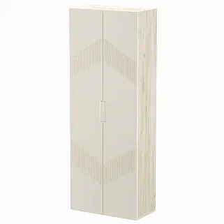 Шкаф 2 дверный, фрезерованные фасады в эмали LE-210.44-1