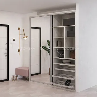 Шкаф-купе U203 тип 4 МДФ/зеркало