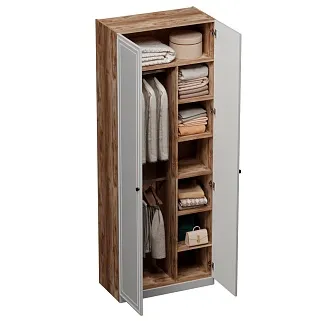 Шкаф двухдверный узкий A210.44-4