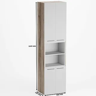 Шкаф книжный с нишей L228.44