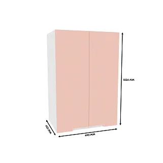 Антресоль двудверная, фасады в эмали LE339.44