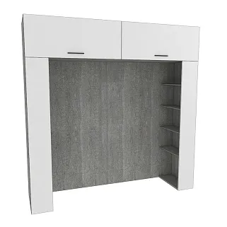 Ниша для кровати с секциями LG-407.60