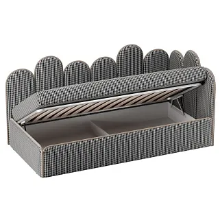 Мягкая кровать-диван CYPROS с подъемным механизмом, 90x190