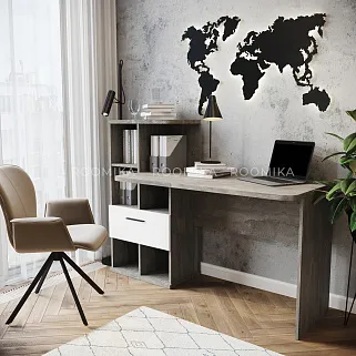 Рабочий стол со встроенным стеллажом HOF421