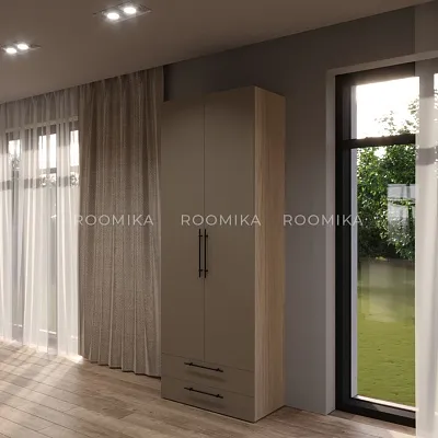 Шкаф двустворчатый с ящиками L211.44