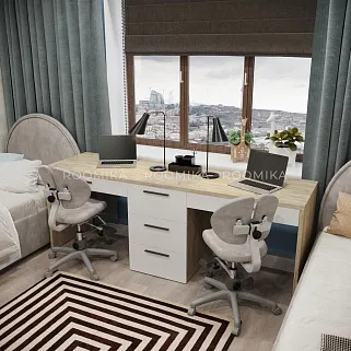 Cтол прямой на 2 рабочих места L718.2